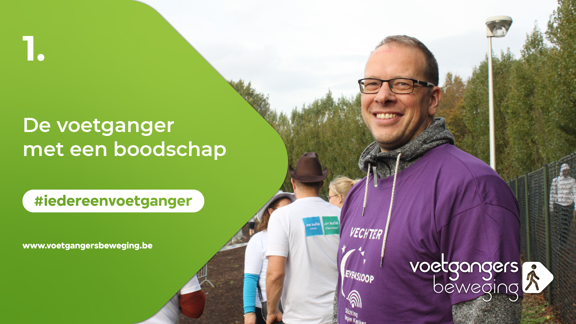 Ontdek de nieuwe campagne #iedereenvoetganger